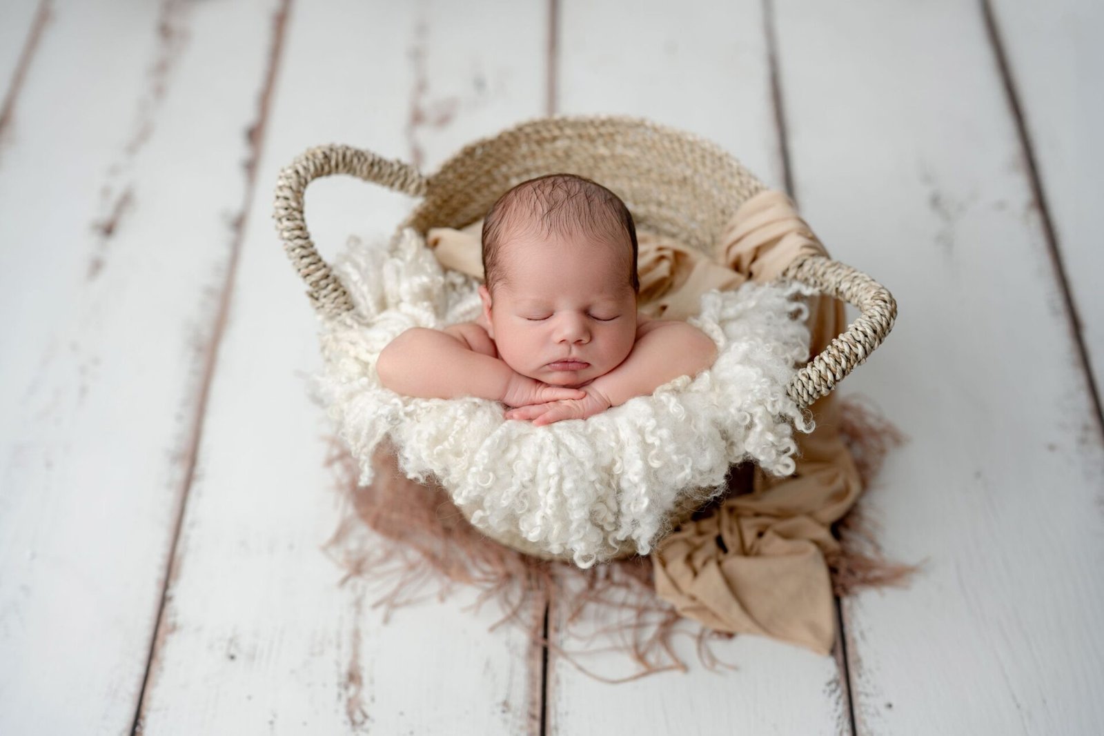 Séance photo bébé en studio, famille de Montélimar